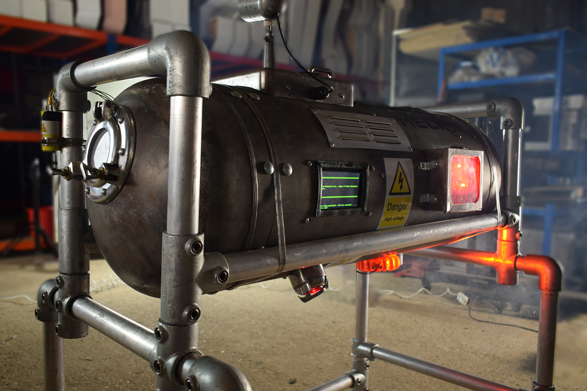 HELIOS: A unique, portable team building device featuring complex mechanical puzzles